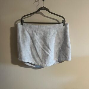 Abercrombie & Fitch Blue Mini Skirt XL